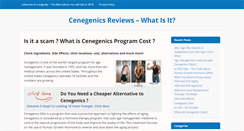 Desktop Screenshot of cenegenicsreview.net