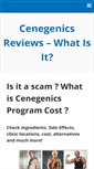 Mobile Screenshot of cenegenicsreview.net