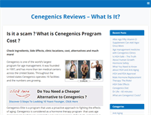 Tablet Screenshot of cenegenicsreview.net